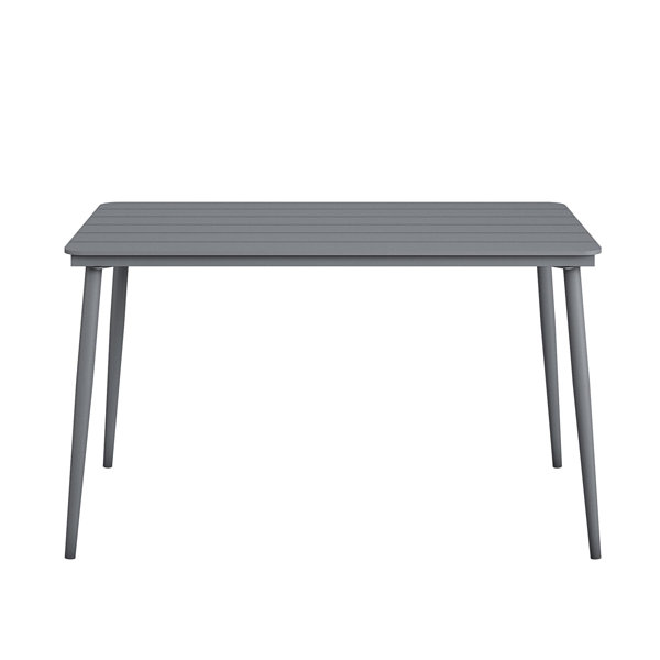 Novogratz Metal Outdoor Dining Table & Reviews Wayfair